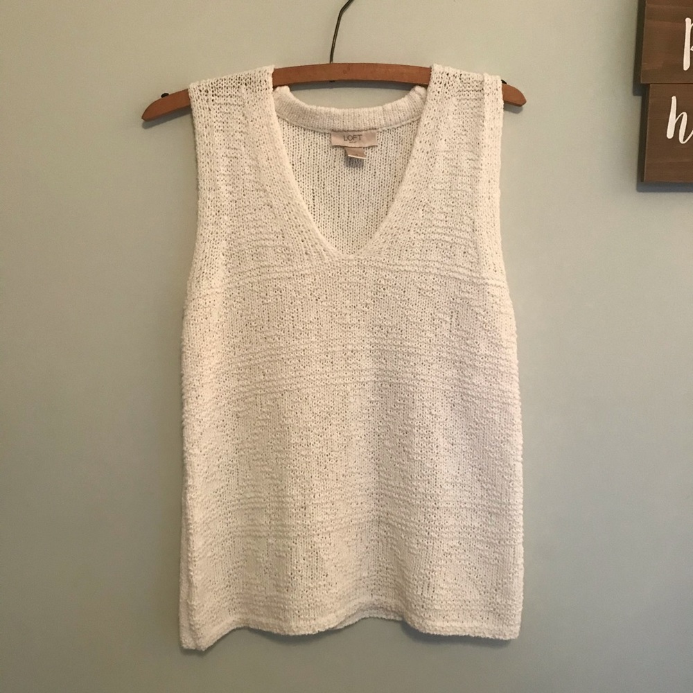 LOFT tank top sweater
